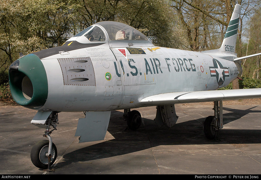 Aircraft Photo of 52-5385 / 25385 | North American F-86F Sabre | USA - Air Force | AirHistory.net #14675