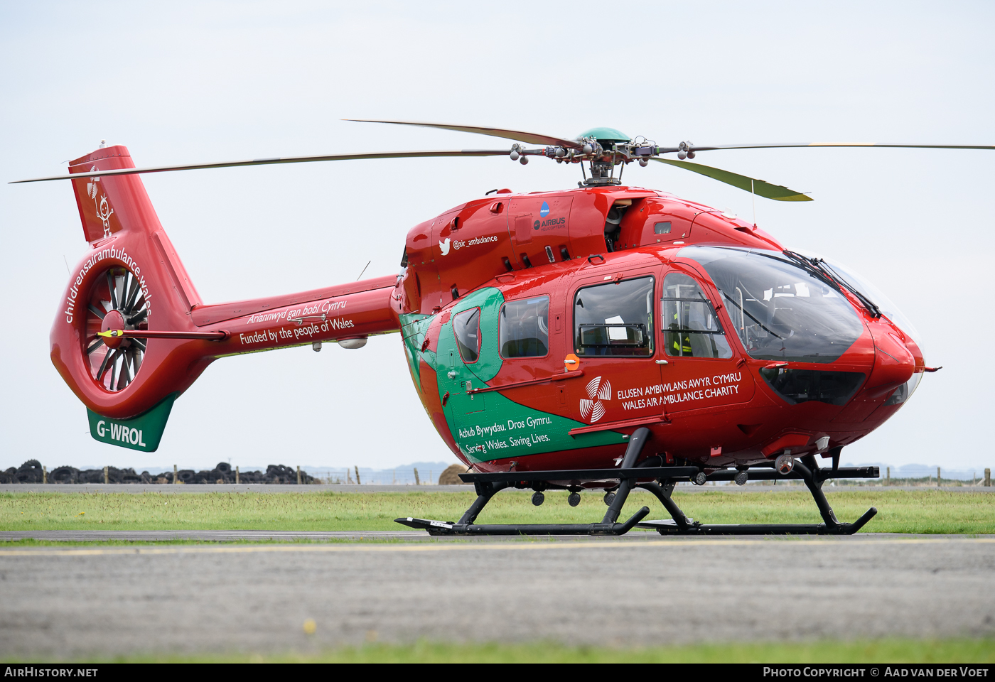Aircraft Photo of G-WROL | Airbus Helicopters EC-145 (BK-117 D-2) | Wales Air Ambulance | AirHistory.net #14683