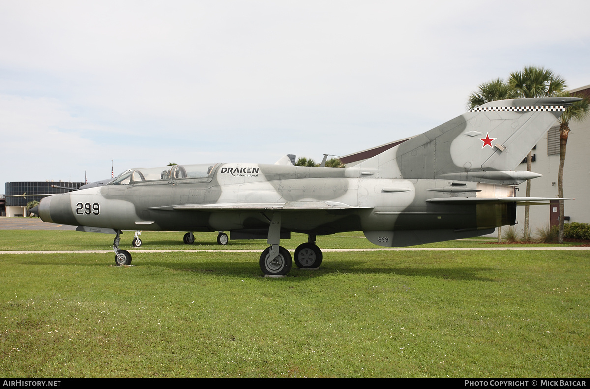Aircraft Photo of 299 black | Mikoyan-Gurevich MiG-21U-600 | Draken International | Russia - Air Force | AirHistory.net #14731