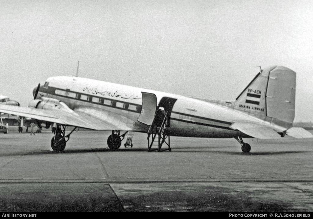 Aircraft Photo of EP-ACK | Douglas C-47B Skytrain | Iranian Airways | AirHistory.net #14734