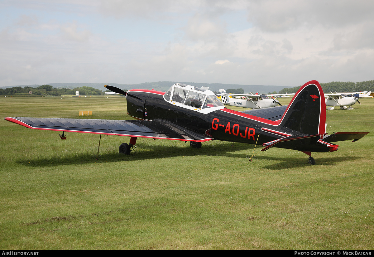 Aircraft Photo of G-AOJR | De Havilland DHC-1 Chipmunk Mk22 | AirHistory.net #14749