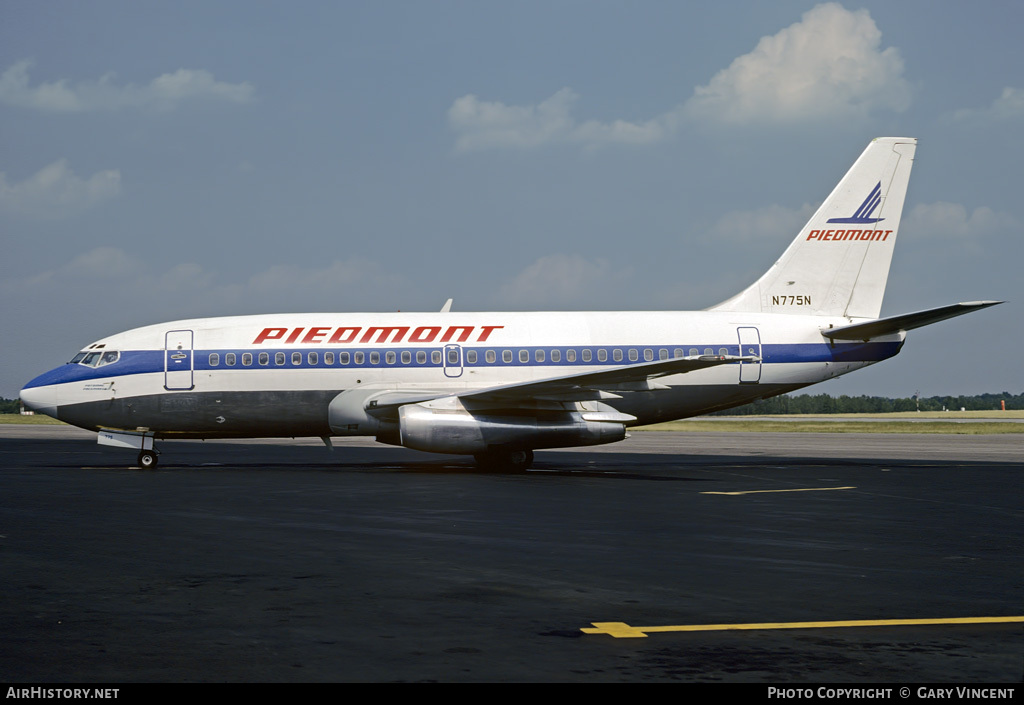Aircraft Photo of N775N | Boeing 737-2Q9/Adv | Piedmont Airlines | AirHistory.net #14779