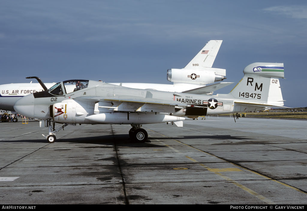 Aircraft Photo of 149475 | Grumman EA-6A Intruder (G-128/A2F-1Q) | USA - Marines | AirHistory.net #14783