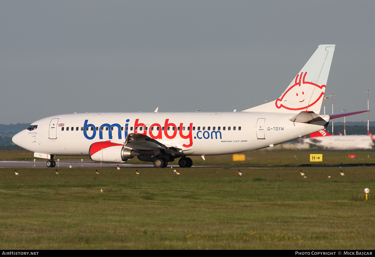 Aircraft Photo of G-TOYM | Boeing 737-36Q | Bmibaby | AirHistory.net #14792