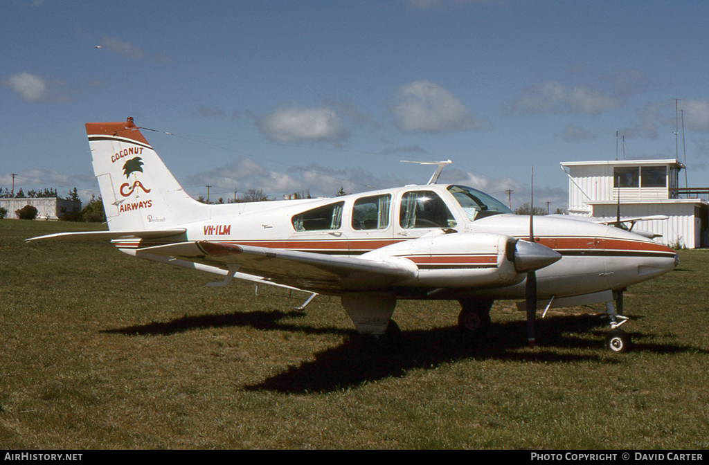 Aircraft Photo of VH-ILM | Beech D55 Baron | Coconut Airways | AirHistory.net #14812