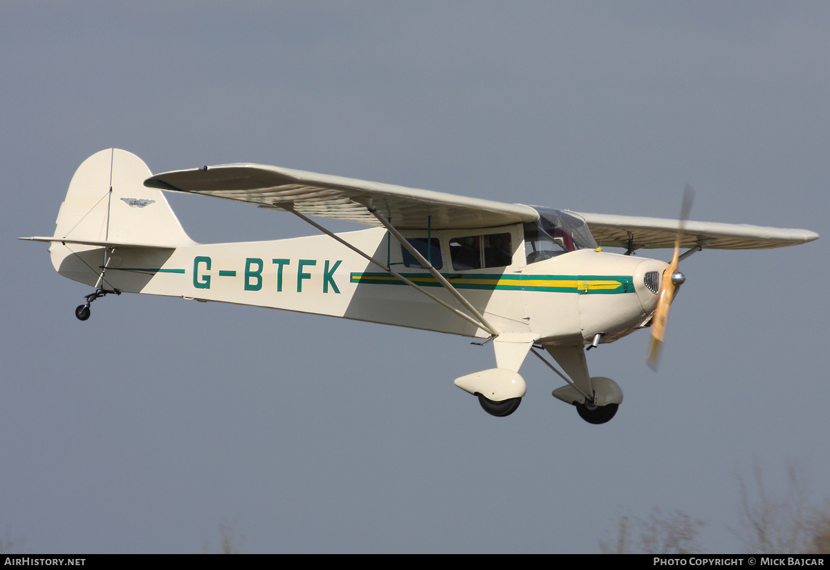 Aircraft Photo of G-BTFK | Taylorcraft BC-12D Twosome | AirHistory.net #14853