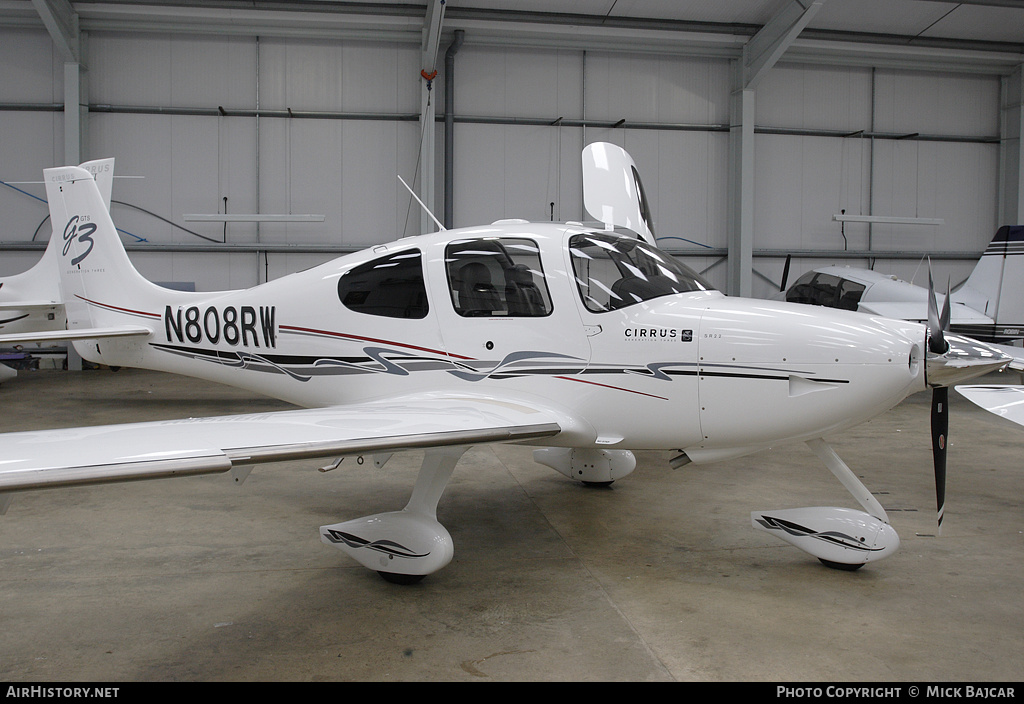 Aircraft Photo of N808RW | Cirrus SR-22 G3-GTS | AirHistory.net #14856