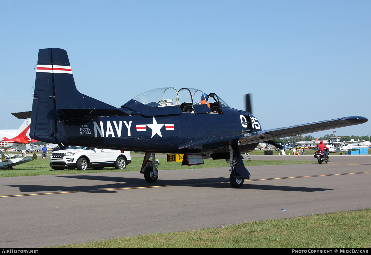 Aircraft Photo of N281CM / 140035 | North American T-28B Trojan | USA - Navy | AirHistory.net #14871