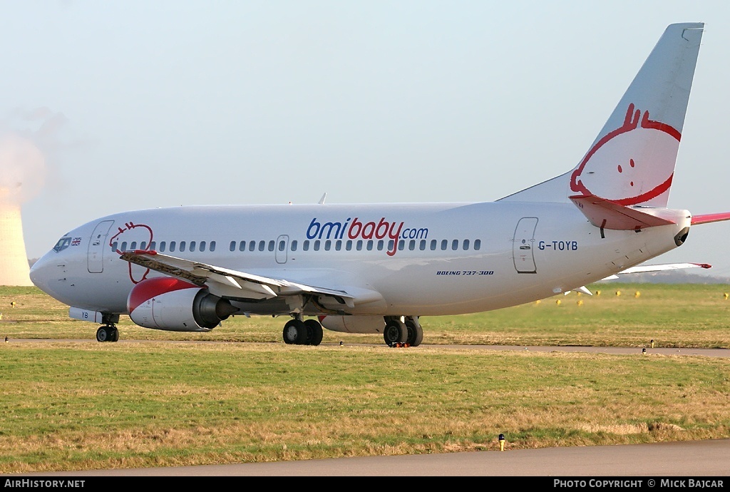 Aircraft Photo of G-TOYB | Boeing 737-3Q8 | Bmibaby | AirHistory.net #14881