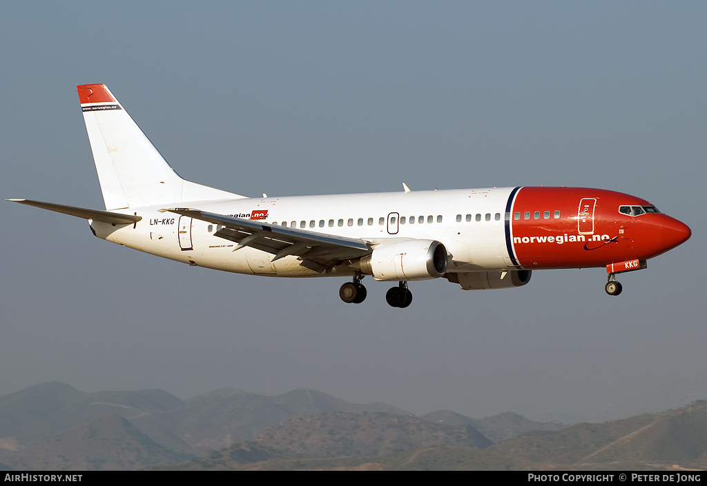 Aircraft Photo of LN-KKG | Boeing 737-3K2 | Norwegian | AirHistory.net #14883