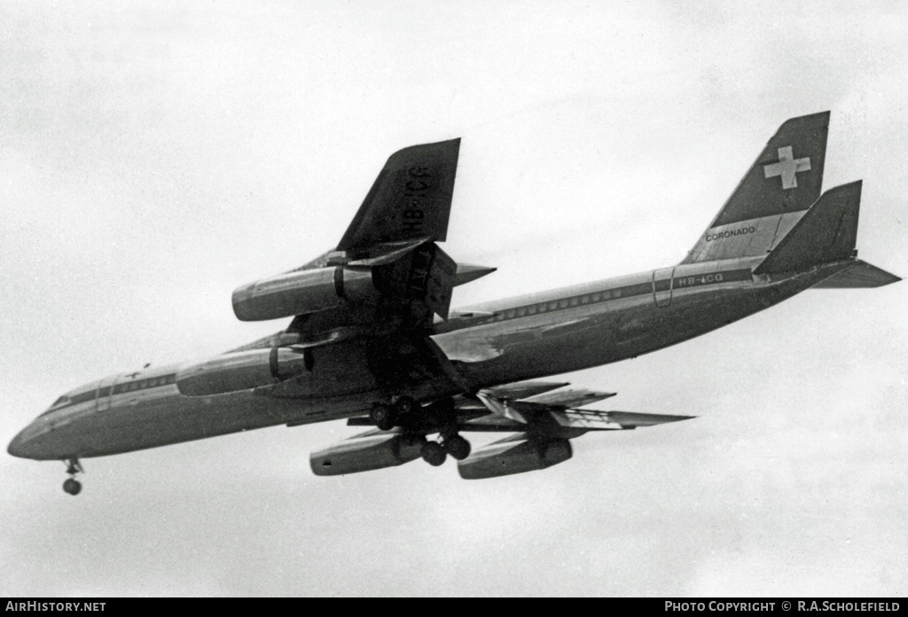 Aircraft Photo of HB-ICG | Convair 990A Coronado (30A-6) | Swissair | AirHistory.net #14899