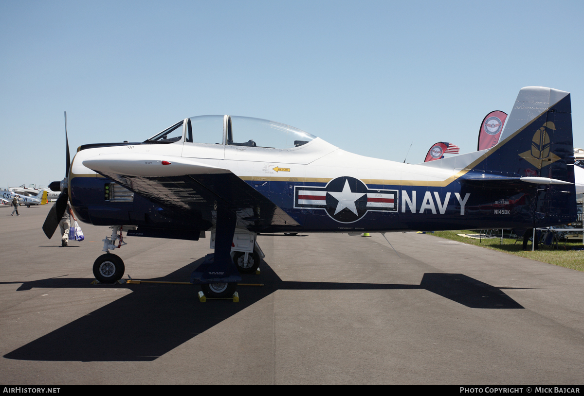 Aircraft Photo of N145DK / 51-7588 | North American T-28A Trojan | USA - Navy | AirHistory.net #14937