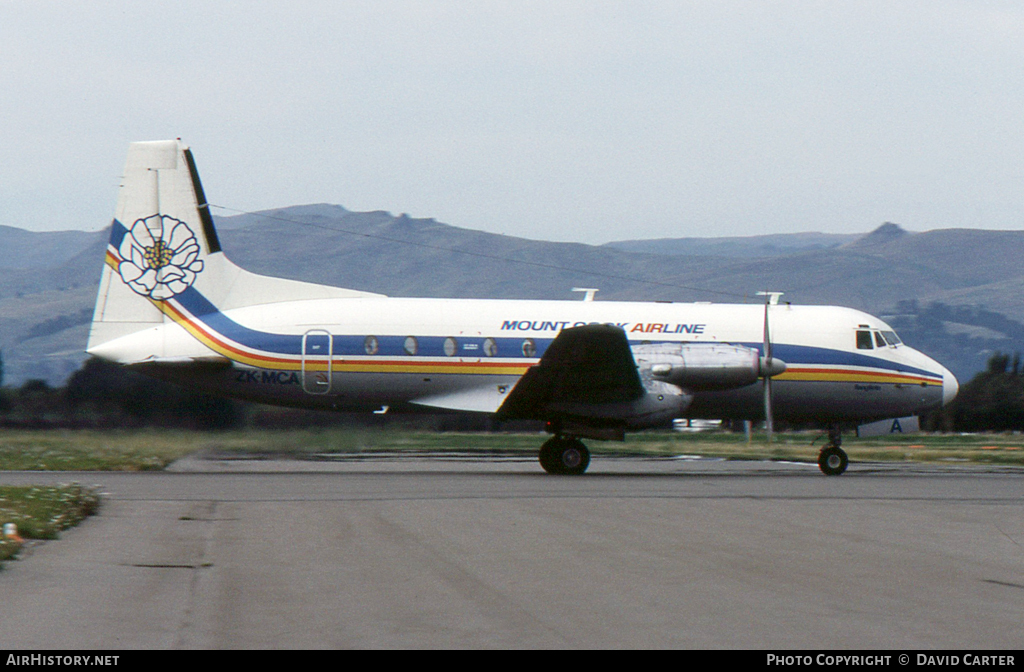 Aircraft Photo of ZK-MCA | Hawker Siddeley HS-748 Srs2/242 | Mount Cook Airline | AirHistory.net #14944