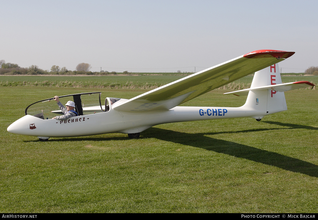 Aircraft Photo of G-CHEP | PZL-Bielsko SZD-50-3 Puchacz | AirHistory.net #14958