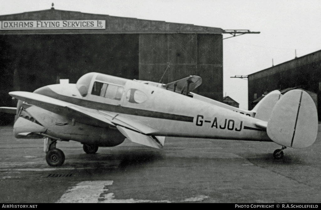 Aircraft Photo of G-AJOJ | Miles M.65 Gemini 1A | AirHistory.net #14978