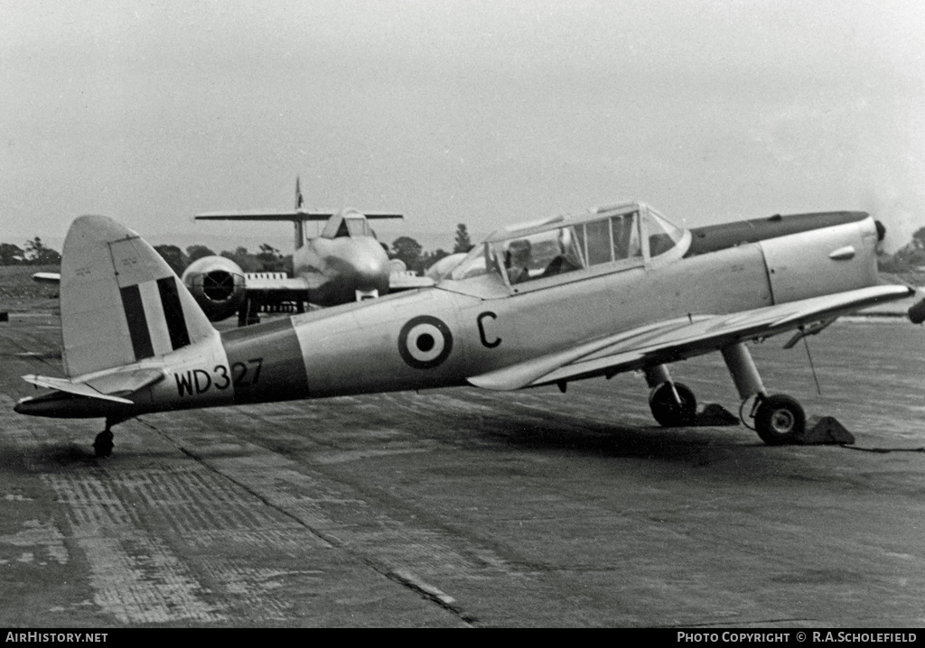 Aircraft Photo of WD327 | De Havilland DHC-1 Chipmunk T10 | UK - Air Force | AirHistory.net #14980