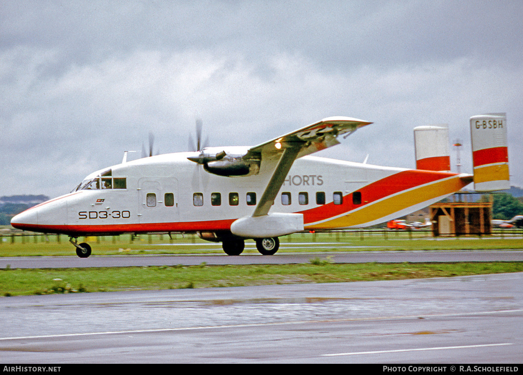 Aircraft Photo of G-BSBH | Short 330-100 | Shorts | AirHistory.net #14992