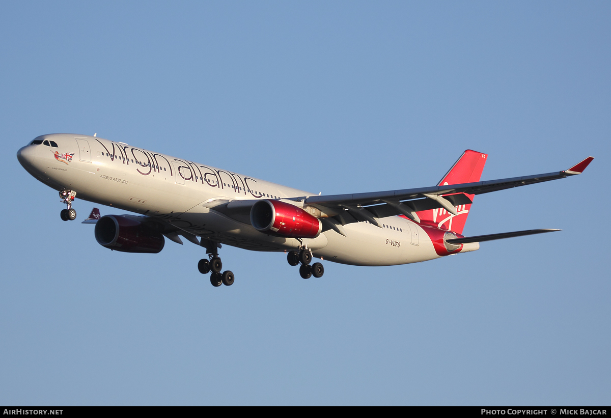 Aircraft Photo of G-VUFO | Airbus A330-343 | Virgin Atlantic Airways | AirHistory.net #14998
