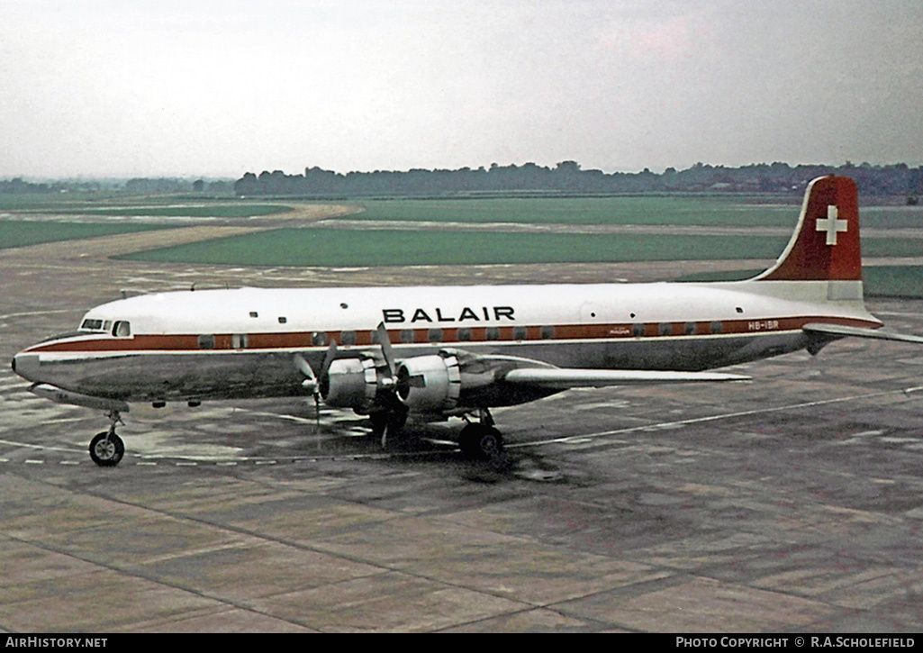 Aircraft Photo of HB-IBR | Douglas DC-6B | Balair | AirHistory.net #15005
