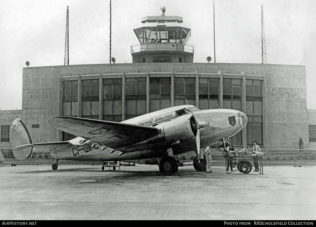 Aircraft Photo of CF-CPC | Lockheed 14-H2 Super Electra | Canadian Pacific Airlines | AirHistory.net #15011