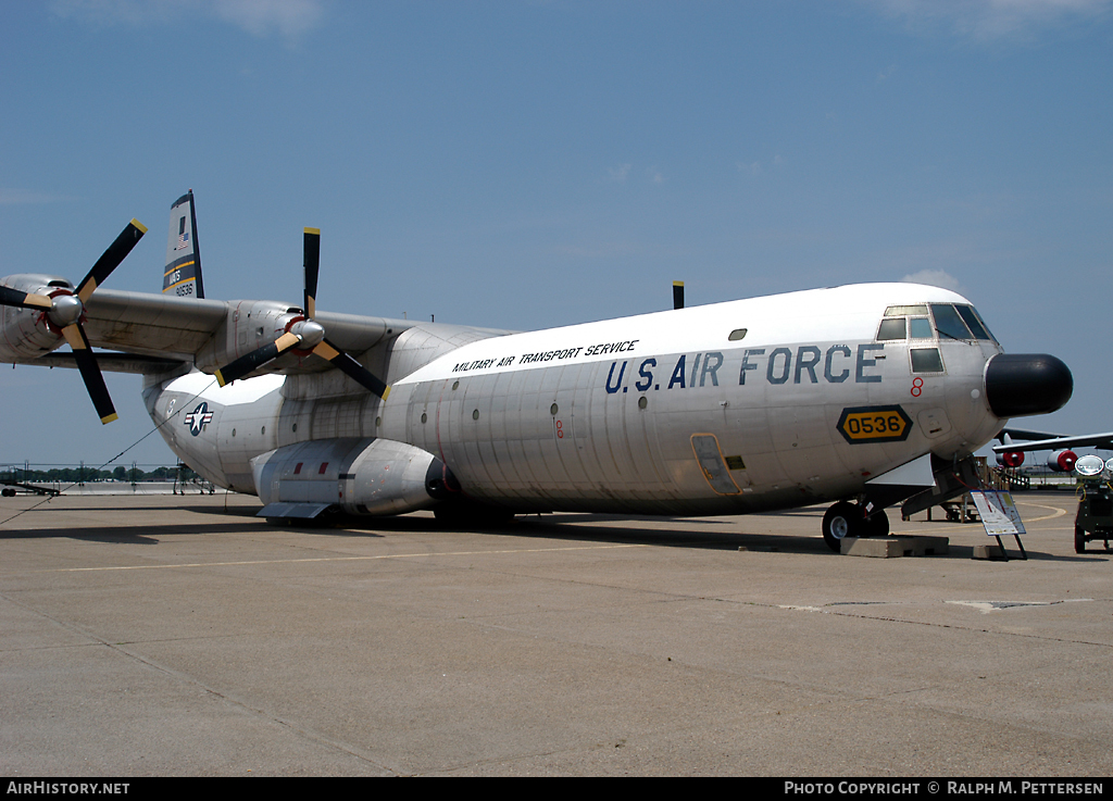 Aircraft Photo of 59-0536 / 90536 | Douglas C-133B Cargomaster | USA - Air Force | AirHistory.net #15015