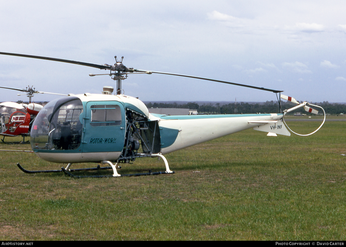 Aircraft Photo of VH-INF | Bell 47J-2 Ranger | Rotor Work | AirHistory.net #15028