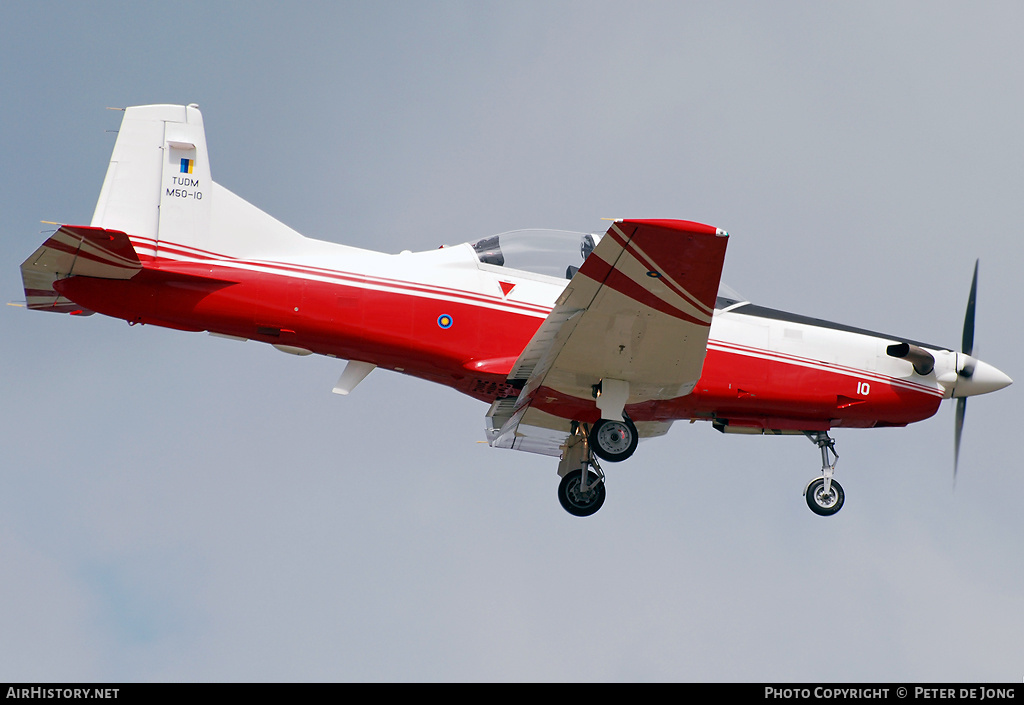 Aircraft Photo of M50-10 | Pilatus PC-7 MkII | Malaysia - Air Force | AirHistory.net #15048