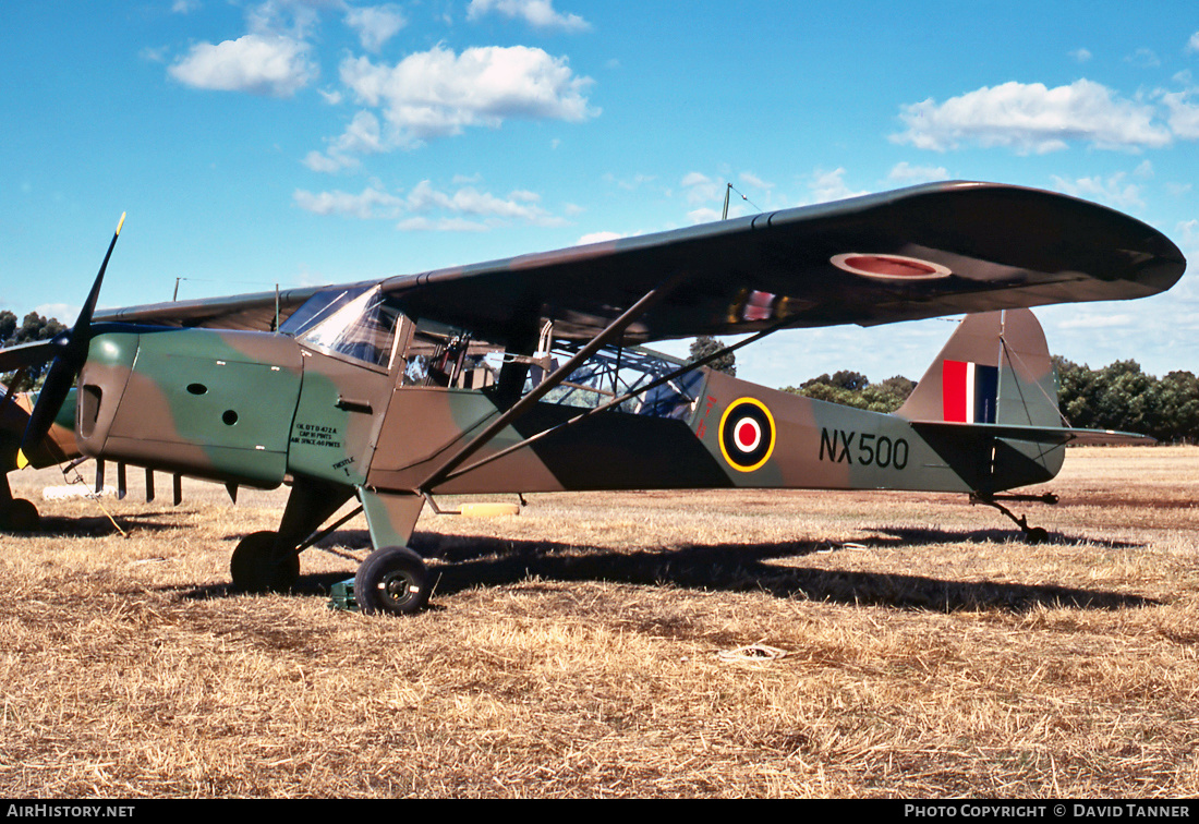 Aircraft Photo of VH-MBA / NX500 | Taylorcraft E Auster Mk3 | UK - Air Force | AirHistory.net #15054