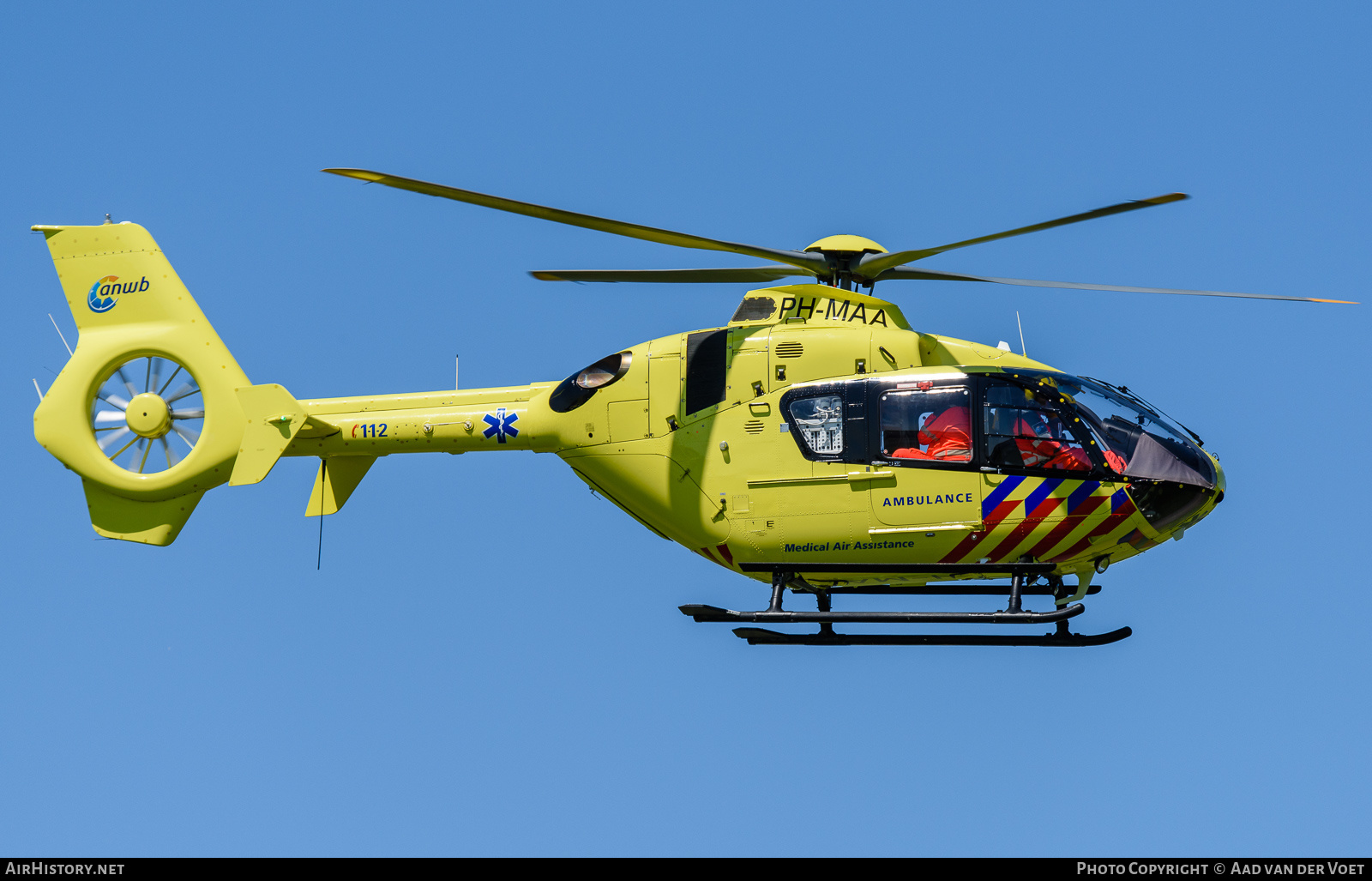 Aircraft Photo of PH-MAA | Eurocopter EC-135T-2+ | ANWB Medical Air Assistance | AirHistory.net #15105