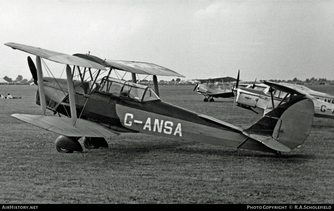 Aircraft Photo of G-ANSA | De Havilland D.H. 82A Tiger Moth Coupe | AirHistory.net #15130