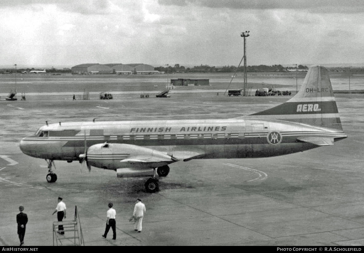 Aircraft Photo of OH-LRC | Convair 340-40 | Aero Oy - Finnish Airlines | AirHistory.net #15131