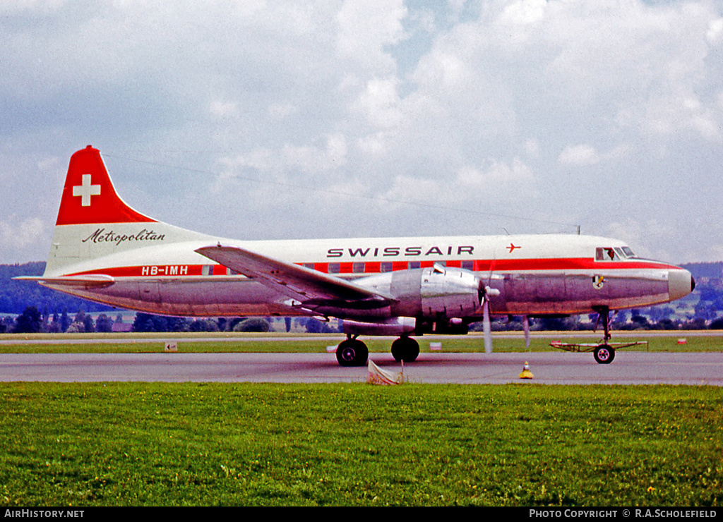 Aircraft Photo of HB-IMH | Convair 440-11 Metropolitan | Swissair | AirHistory.net #15133