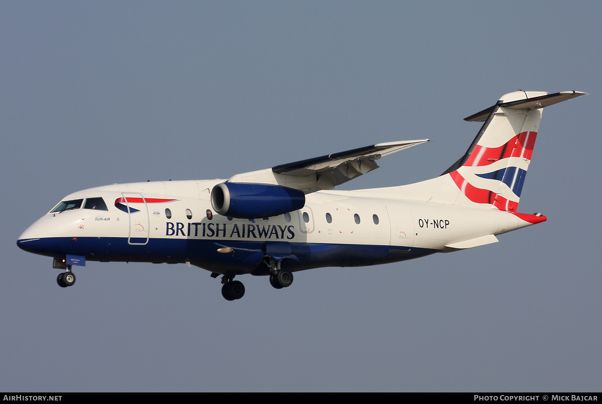 Aircraft Photo of OY-NCP | Dornier 328-300 328JET | British Airways | AirHistory.net #15143