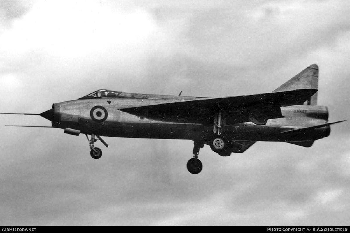 Aircraft Photo of XA847 | English Electric P.1B Lightning | UK - Air Force | AirHistory.net #15148