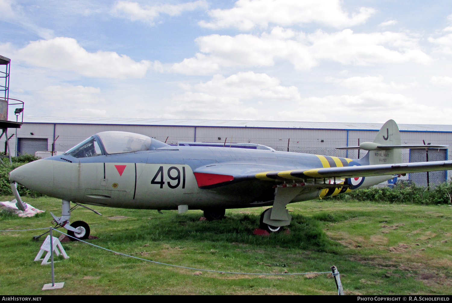 Aircraft Photo of WV797 | Hawker Sea Hawk FGA6 | UK - Navy | AirHistory.net #15149