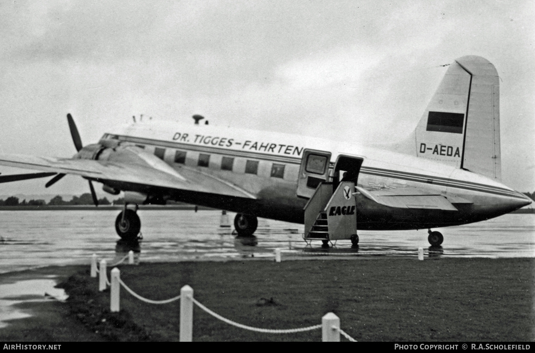 Aircraft Photo of D-AEDA | Vickers 635 Viking 1B | Dr. Tigges-Fahrten | AirHistory.net #15157