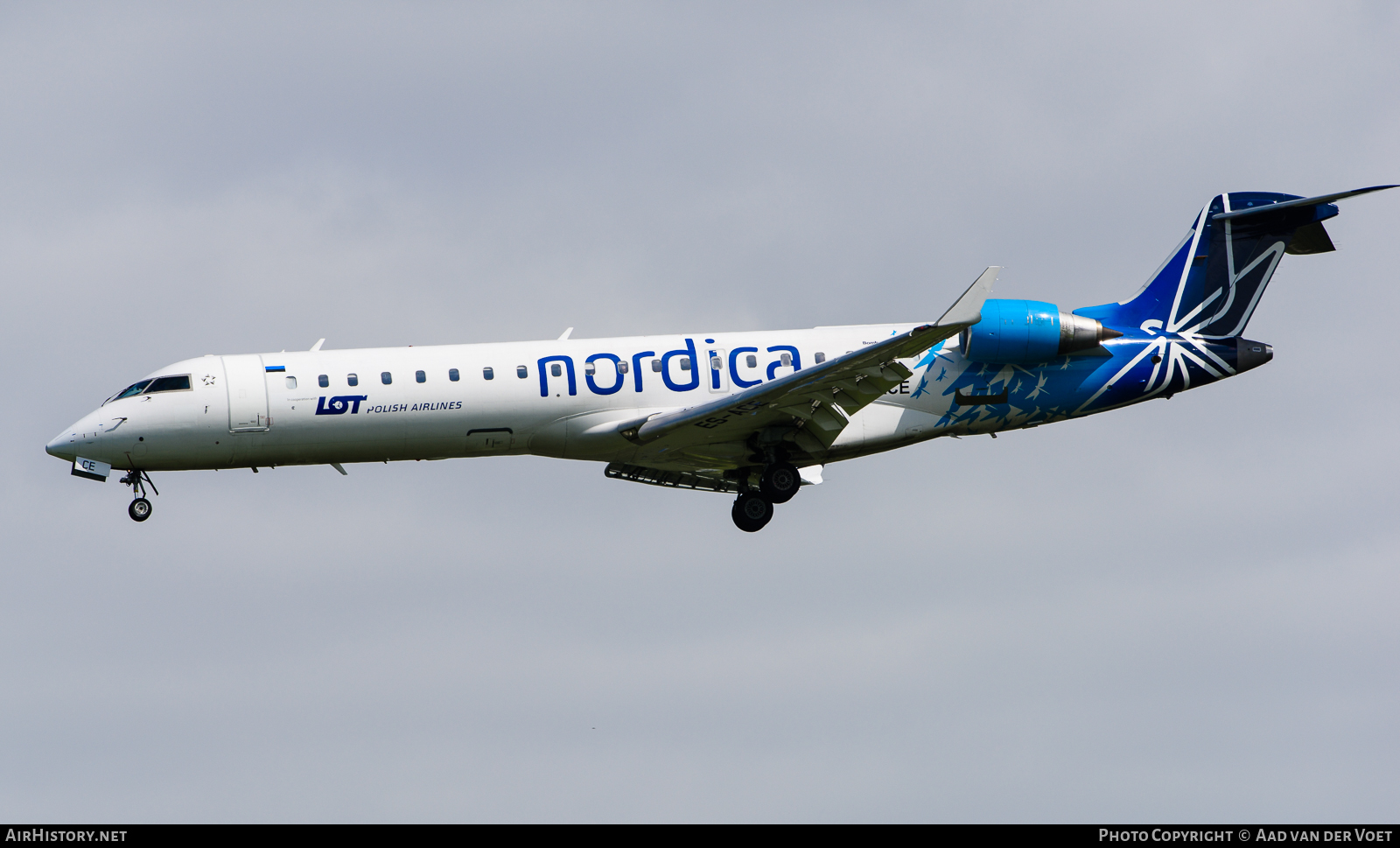 Aircraft Photo of ES-ACE | Bombardier CRJ-701ER (CL-600-2C10) | Nordica | AirHistory.net #15176