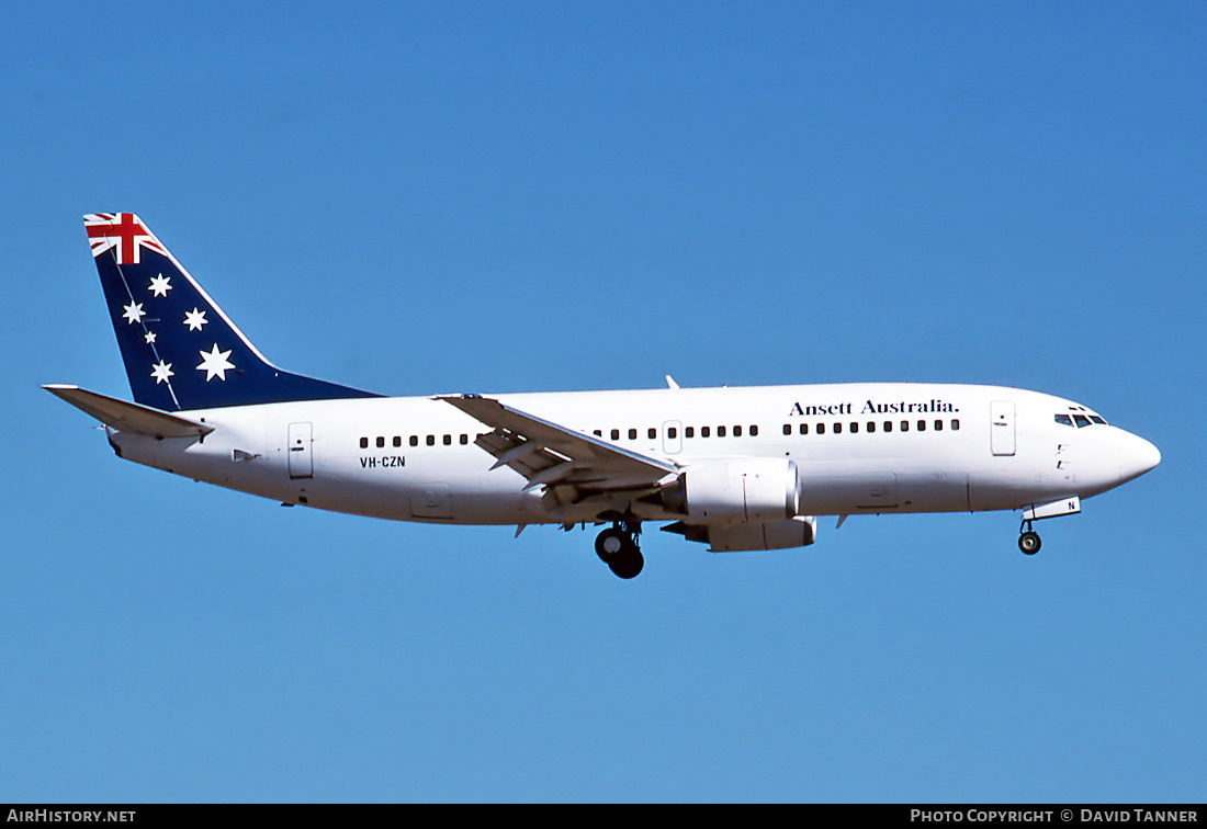 Aircraft Photo of VH-CZN | Boeing 737-377 | Ansett Australia | AirHistory.net #15178