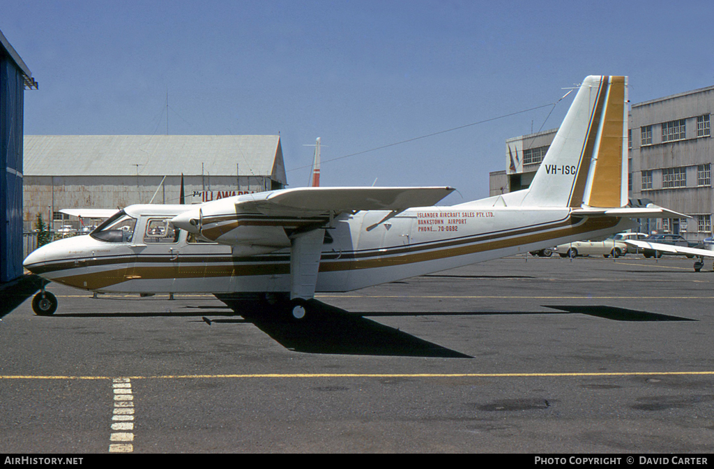 Aircraft Photo of VH-ISC | Britten-Norman BN-2A-3 Islander | AirHistory.net #15205