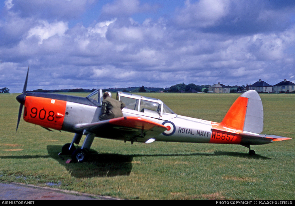Aircraft Photo of WB657 | De Havilland DHC-1 Chipmunk T10 | UK - Navy | AirHistory.net #15221