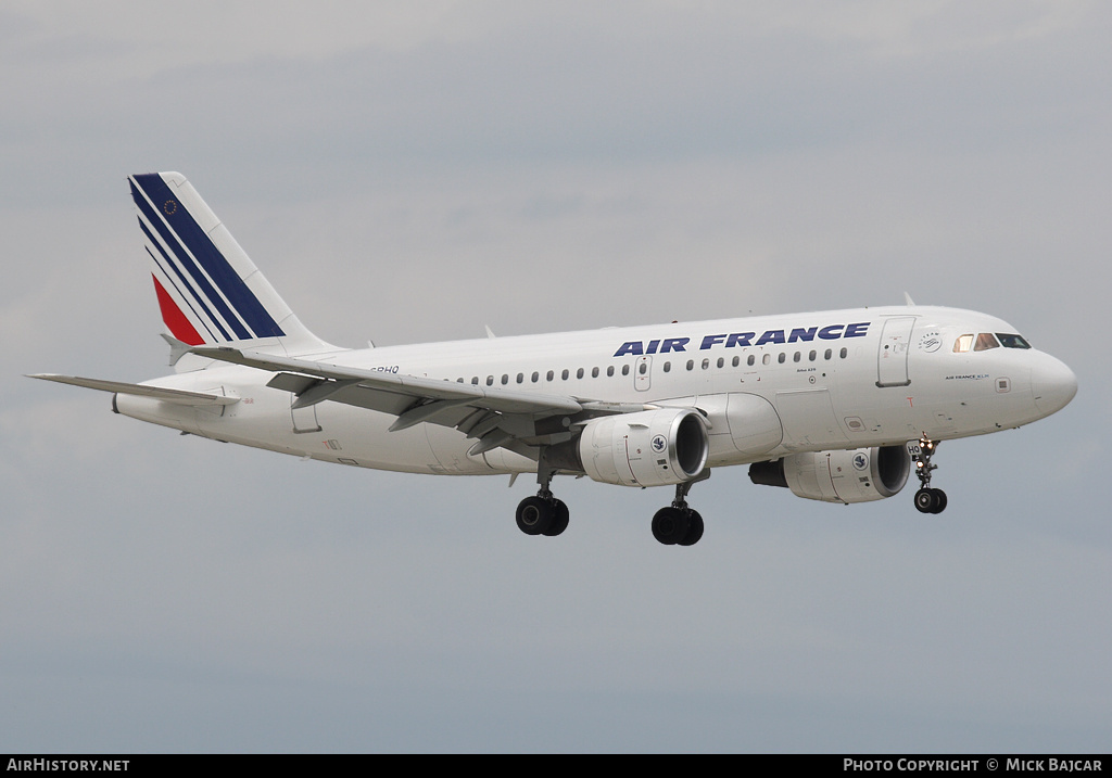 Aircraft Photo of F-GRHQ | Airbus A319-111 | Air France | AirHistory.net #15268