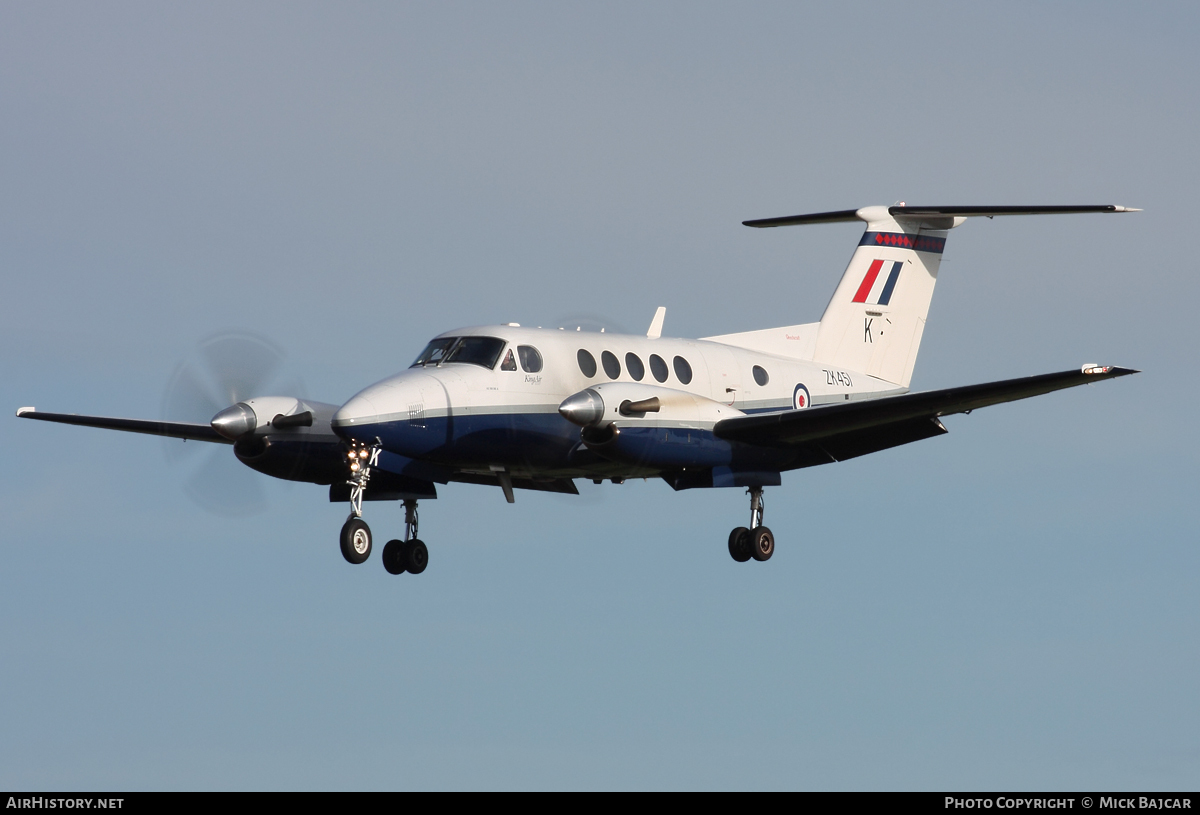 Aircraft Photo of ZK451 | Raytheon B200 King Air | UK - Air Force | AirHistory.net #15276