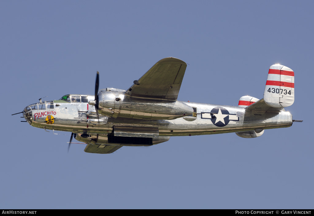 Aircraft Photo of N9079Z / 430734 | North American B-25J Mitchell | USA - Air Force | AirHistory.net #15281