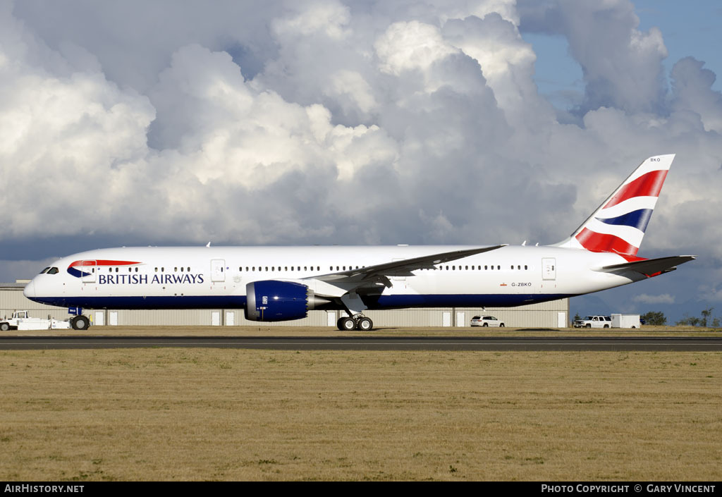 Aircraft Photo of G-ZBKO | Boeing 787-9 Dreamliner | British Airways | AirHistory.net #15282