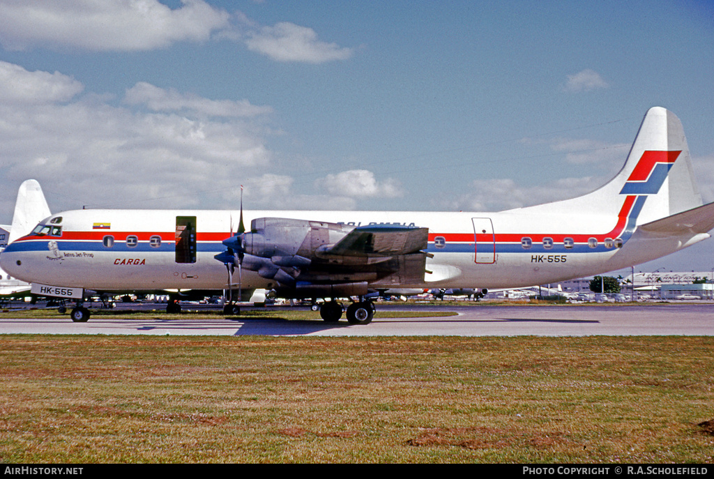 Aircraft Photo of HK-555 | Lockheed L-188A Electra | SAM - Sociedad Aeronáutica de Medellín | AirHistory.net #15300