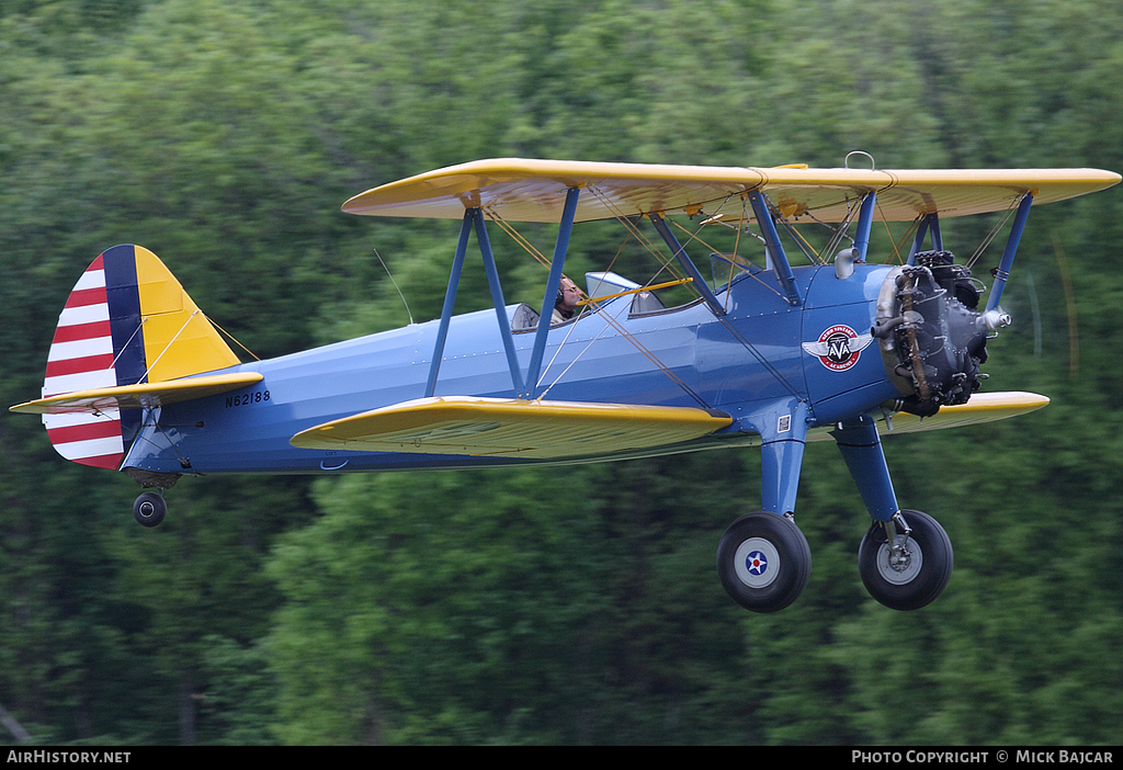 Aircraft Photo of N62133 / N62188 | Boeing PT-17 Kaydet (A75N1) | AirHistory.net #15317