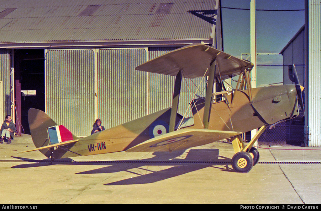Aircraft Photo of VH-IVN | De Havilland D.H. 82A Tiger Moth | Australia - Air Force | AirHistory.net #15320