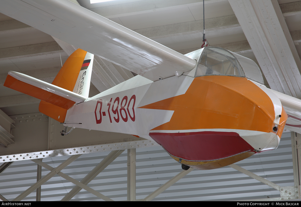 Aircraft Photo of D-1980 | Scheibe L-Spatz 55 | AirHistory.net #15339