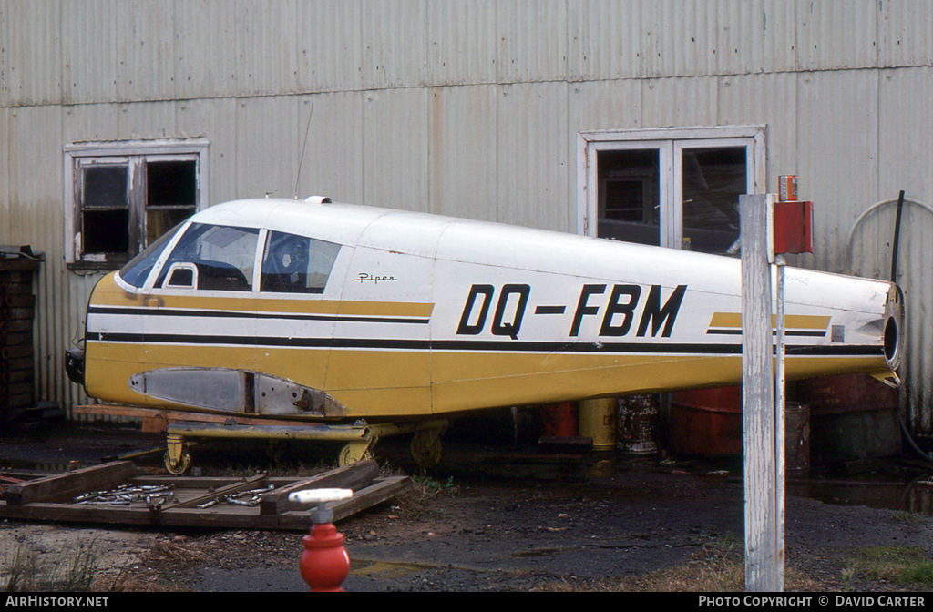 Aircraft Photo of DQ-FBM | Piper PA-28-140 Cherokee | AirHistory.net #15347