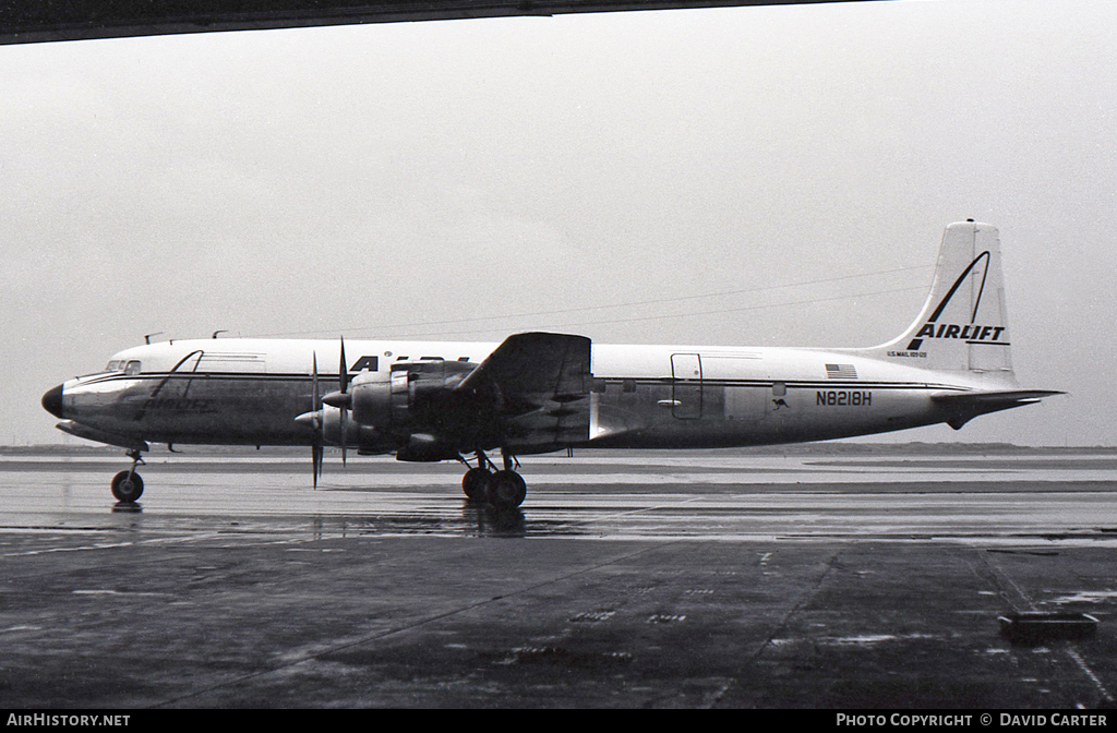 Aircraft Photo of N8218H | Douglas DC-7C(F) | Airlift International | AirHistory.net #15348